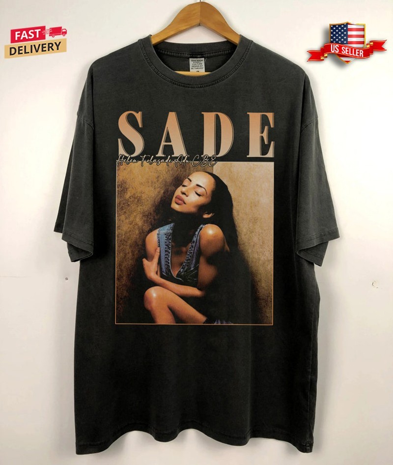 Vintage Sade 90s Concert T-Shirt, Unisex Pop Music Tee, Casual Streetwear Gift