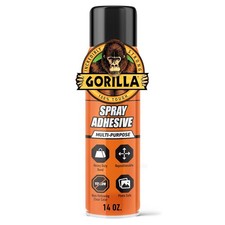 Gorilla Heavy Duty Spray Adhesive, Clear Glue, 14 Ounce Pack of 1 1 - Pack