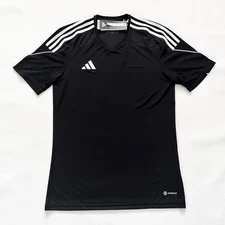 $40 NWT ADIDAS Men's Tiro 23 League Competition Black White Running Tee T-Shirt