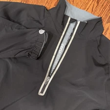 Zero Restriction Tour Series 1/4 Zip Windbreaker Jacket Men’s Large Black Grey