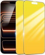 Privacy Screen Protector for iPhone 17 Pro Max 6.9 Inch Gradient Gold Tempered G