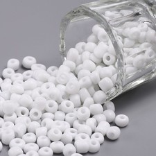 1pound about 4500pcs Glass Seed Beads Opaque Colours Seed Small Craft Beads