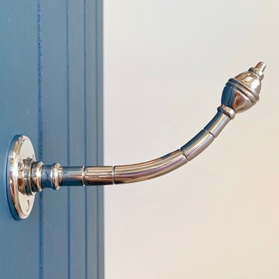 Einzelne Kleiderhaken poliert Chrom Küche Wand Schlafzimmer Türgriffe Griffe