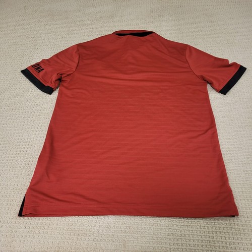 Arizona Cardinals Shirt Mens Medium Red NFL Team Football Apparel Polo SS - Foto 7 di 10