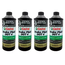 Castrol 12614 Dot 4 Synthetic Brake Fluid, 1 Quart (946ml)