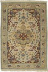 Small Floral Heriz Serapi Rug Muted Transitional Oriental Entryway Carpet 2X3 ft