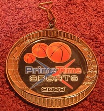 Bronze Basketball Medal 2009 Prime Time Sports