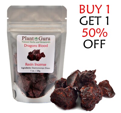 1  oz. Dragons Blood Resin 100% Pure Incense Granular Daemonorops Draco