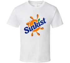 Sunkist Orange Soda Pop Drink Logo T Shirt