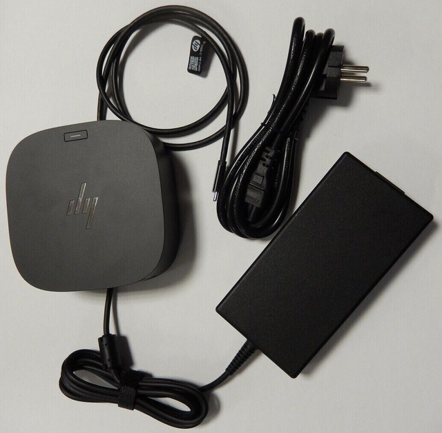 HP USB-C Dock G5 Dockingstation HSN-IX02 mit HP Netzteil 120W. 19.5V 6.15A +