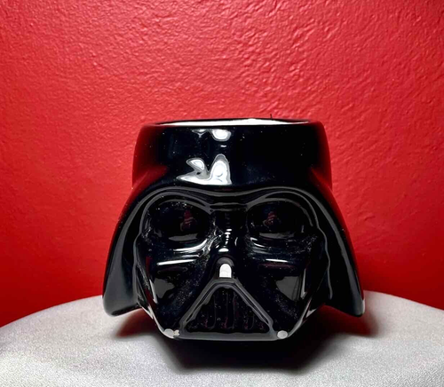 Darth Vader Mug Star Wars Lg 3D Ceramic Black w White Interior 4in Galerie - 第 1/9 張圖片