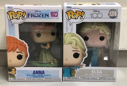 Disney Funko Pop! Anna (1023) & Elsa (1319)