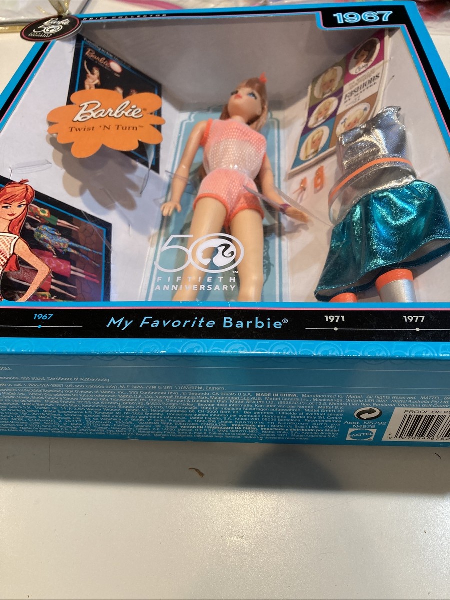 1967 My favorite BARBIE REPRODUCTION 50th Anniversary Doll