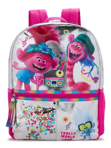 Bolso de Mano Trolls World Tour 16" mochila libro escolar