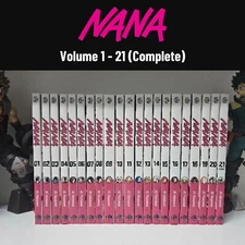 NANA (Vol. 1-21) Manga Complete Set Full/Loose English Version Comic Book Series