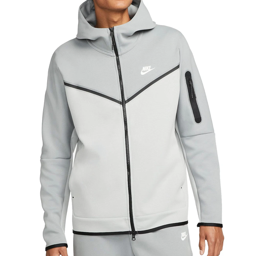 NIKE TECH FLEECE WINDURUNNER HOODIE SMOKE GREY (DV0537 074) VARIOUS SIZES