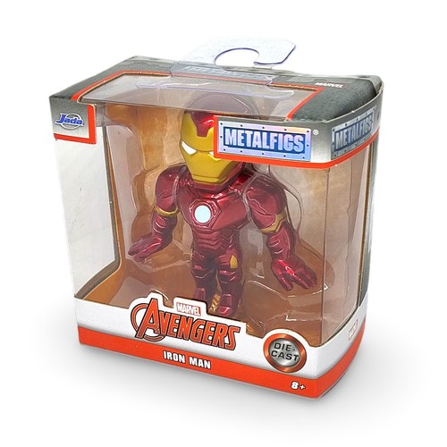 Jada Marvel Avengers Iron Man Statuetta in Metallo Die-Cast 6cm - Foto 2 di 5