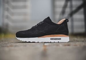 nike air max 1 black suede