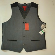Alfani Slim Fit Men's Grey Vest NWT Large