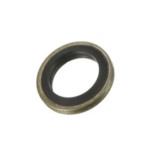 Bonded Sealing Washers M10 15.5x10x2mm Carbon Steel Nitrile Rubber Gasket Pac...