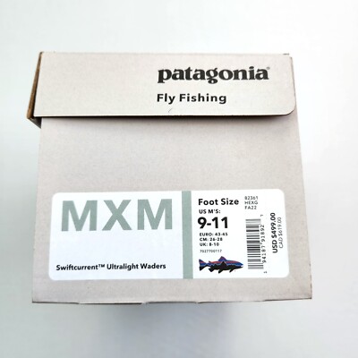 Patagonia 82361 Swiftcurrent Ultralight Stocking Foot Waders XMX - M's 9-11