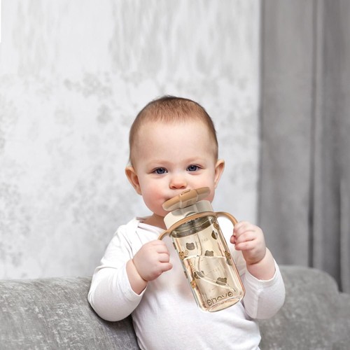 BRAND NEW Tritan Toddler Sippy Cup with Silicone Straw, Spill-Proof Straw Water - Picture 7 of 11