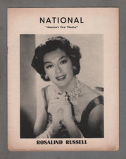Rosalind Russell "AUNTIE MAME" Peggy Cass 1956 Washington, D.C. Tryout Playbill
