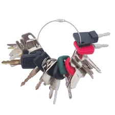 24 Heavy Equipment Keys CAT Case Kubota Volvo JCB Komatsu Bobcat Useful Gifts