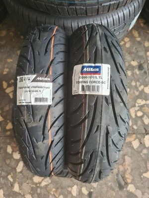 Coppia Pneumatici 120/90-10 66L 130/90-10 61L MITAS TOURING FORCE DOT2024