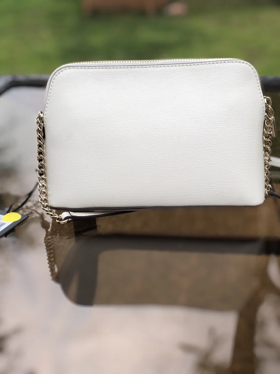 Dkny Bryant Dome Crossbody White Womens Crossbody Bag