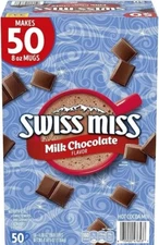Swiss Miss Milk Chocolate Hot Cocoa Mix Packets, 1.38 Ounce, Pack of 50