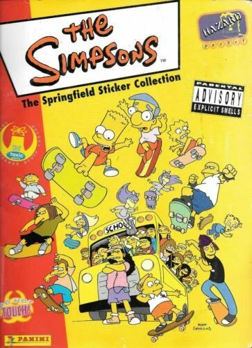The Simpsons Sticker Albums, Packs & Spares