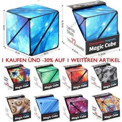 3D Magic Cube Formwechselbox Anti Stress Hand Flip Puzzle Spielzeug