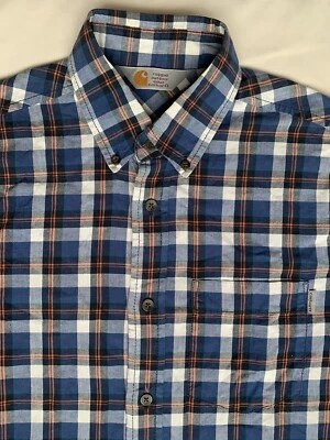 Chemise à Carreaux Rugged Outdoor Wear Carhartt Checked Shirt Collector / Bleu S - Photo 1/4