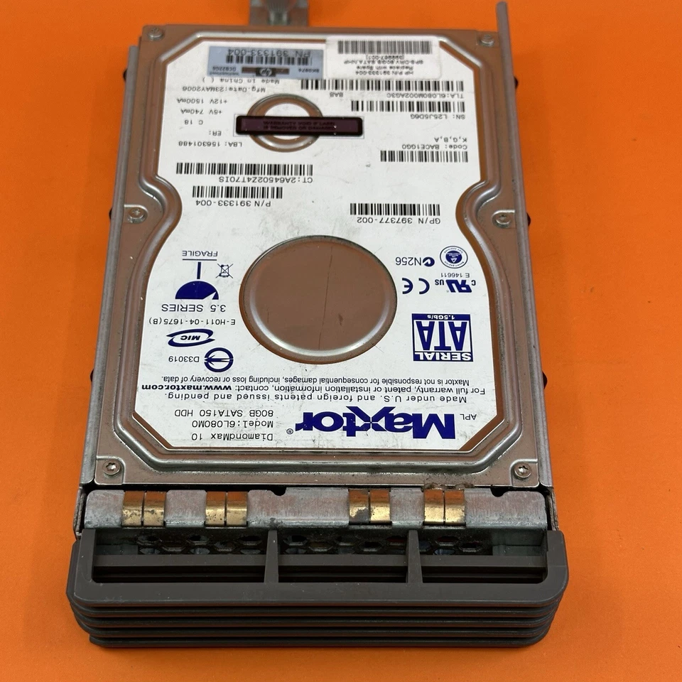 HP 397551-001 80GB 2K 3.5" SATA HDD Suit Proliant Maxtor 391333-004 - Image 2 of 4