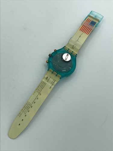Wristwatch SWATCH Aqua Chrono MARK SPITZ (SBZ103)-Munich 1972-OIympic Special - Picture 3 of 4