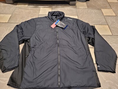 NEW HI-TEC BLACK INSULATED WATER REPELLENT JACKET MENS M