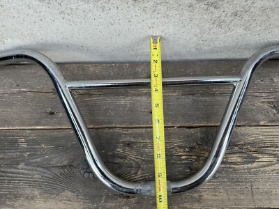 Guidon BMX Vintage Hutch Bad Bars - Blanc Old School Années 80 - Rare