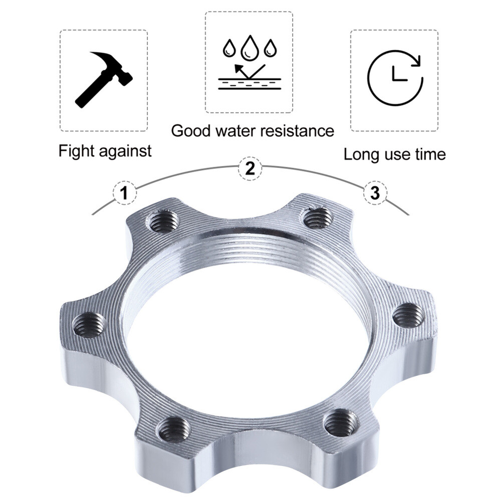 6PCS 44MM Rotor Adapter Part Bike Hub Spacer Bike Disc Brake