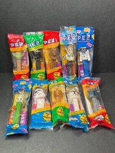 “Star Wars” PEZ Candy Dispensers - Variety Lot of (10) - Factory Sealed