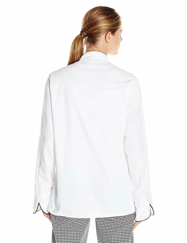 Uncommon Threads Barcelona Knot, White/Black Piping, XL - Image 2 of 2