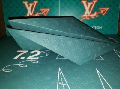 LOUIS VUITTON VIRGIL ABLOH INVITATION LV LOGO INVITE TO 2022 SPINOFF RUNWAY SHOW