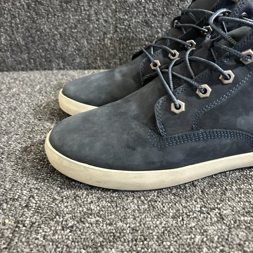 Timberland Dausette High Top Trainer Boots Size Uk 7.5 Navy Blue Ortholite - Picture 2 of 11