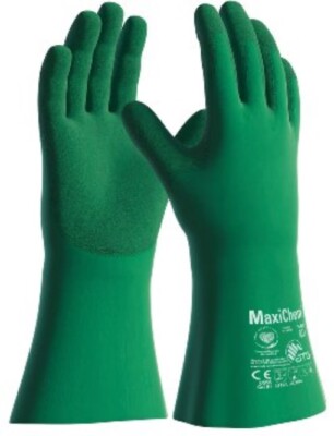12er PACK(Paar) ATG  2388 Gr. 8 MaxiChem  Chemikalienschutz-Handschuhe (76-830)