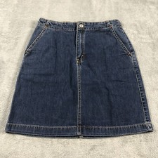 Vtintage Levi's Denim Jean Skirt Red Tab Juniors Size 3 Waist 27 in Blue