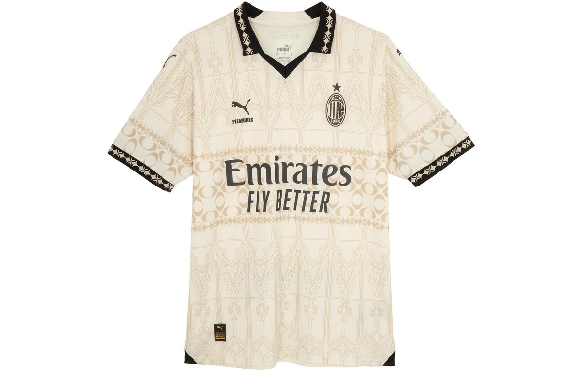 PUMA - 23-24 ACミラン×PLEASURES レプリカユニフォーム　XLサイズ Puma x Pleasures AC Milan 2023/24 Light Version Jersey