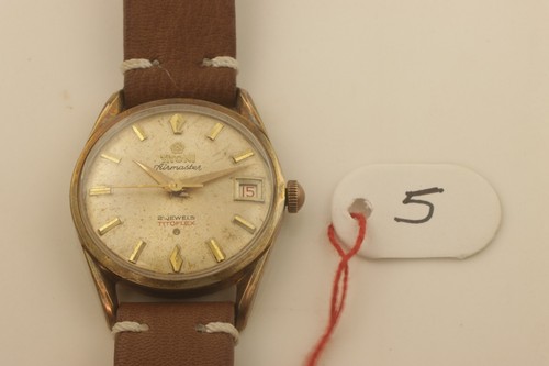 USED TITONI AIRMASTER WINDING MENS WORKING WRISTWATCH DATE SERVICED RECENTLY NO5 - Picture 8 of 8