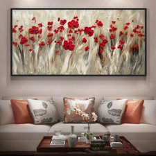 Flowers Hand-painted Oil Painting Wall Art Hand Painted Landscape Seascape