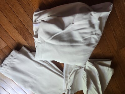 Housse Lin Belge Blanc Cloud Classique Sans Bras Housse De Restauration