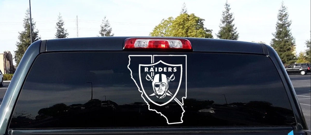 Las Vegas Raiders Helmet Decal Approx 4.5 x 3.5 inches